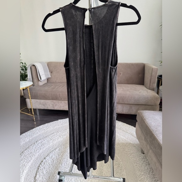 POL Charcoal Gray Black Sleeveless Dress Size Small New NWT - Picture 5 of 10